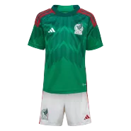 Mexico Home Jersey Kit 2022 Kids(Jersey+Shorts) - goaljerseys