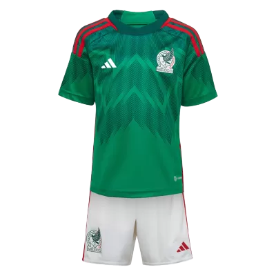 Mexico Home Jersey Kit 2022 Kids(Jersey+Shorts) - gojersey