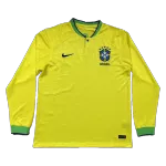 Brazil Home Jersey 2022 - Long Sleeve - goaljerseys
