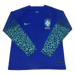 Brazil Away Jersey 2022 - Long Sleeve - goaljerseys
