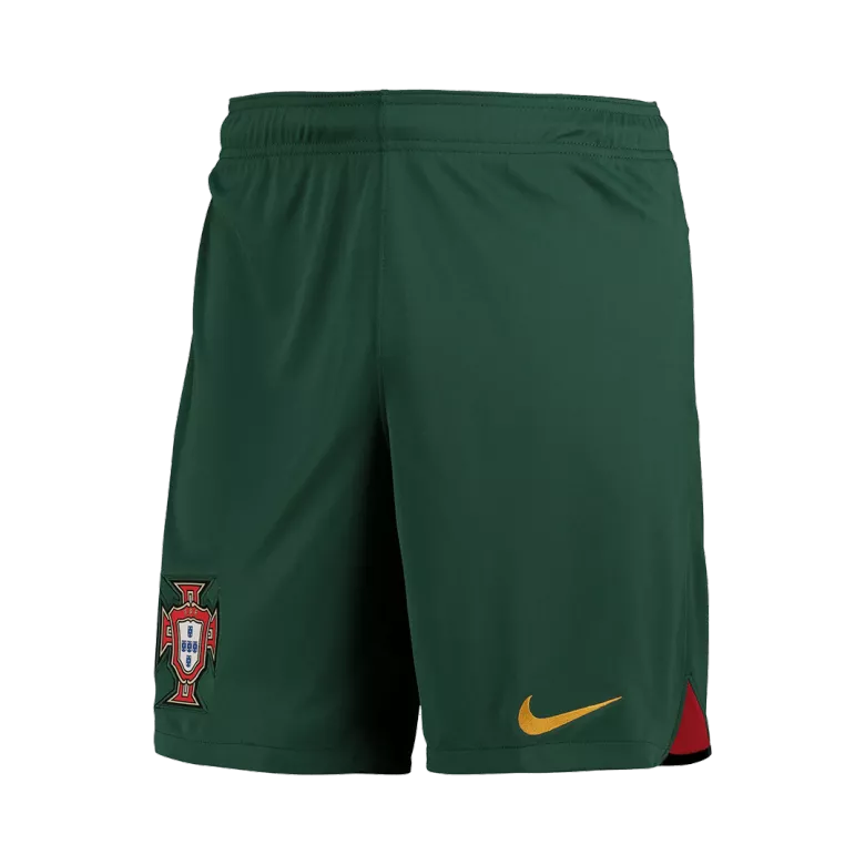 Portugal Home Soccer Shorts 2022 - gojersey