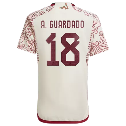 Mexico A.GUARDADO #18 Away Jersey 2022 - gojerseys