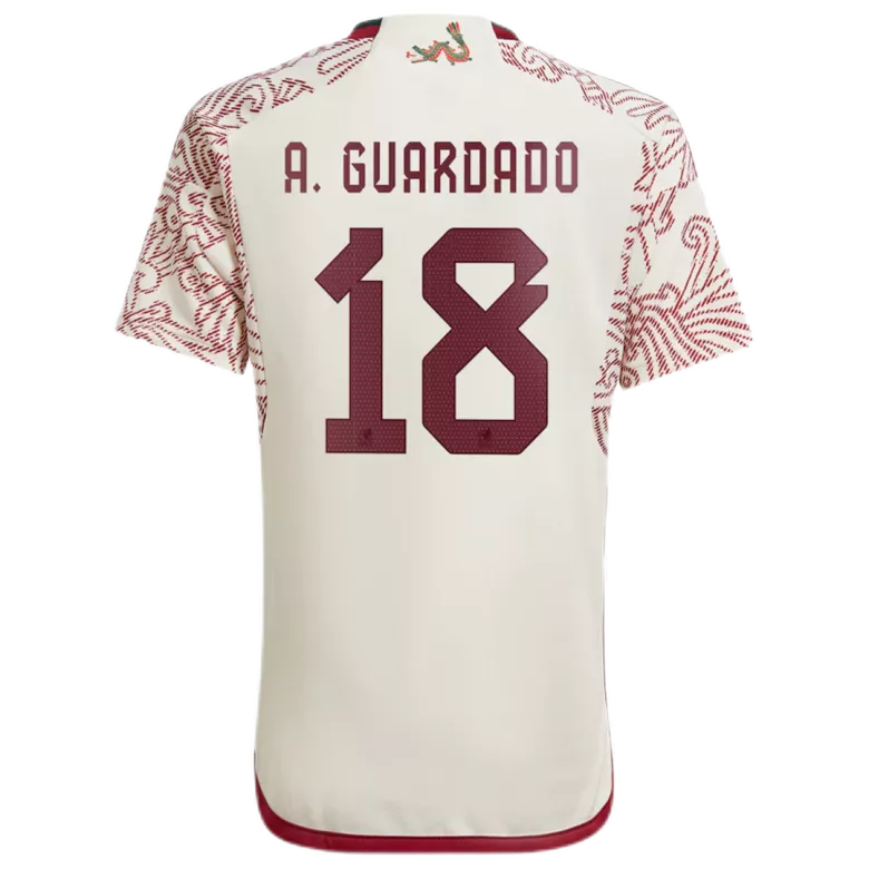 Mexico A.GUARDADO #18 Away Jersey 2022 - gojersey