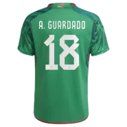 Mexico A.GUARDADO #18 Home Jersey 2022 - goaljerseys