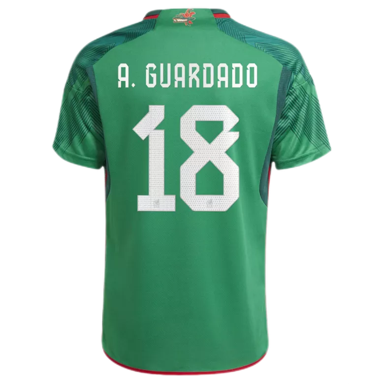 Mexico A.GUARDADO #18 Home Jersey 2022 - gojersey