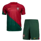 Portugal Home Jersey Kit 2022 (Jersey+Shorts) - goaljerseys