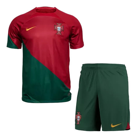 Portugal Home Jersey Kit 2022 (Jersey+Shorts) - gojerseys