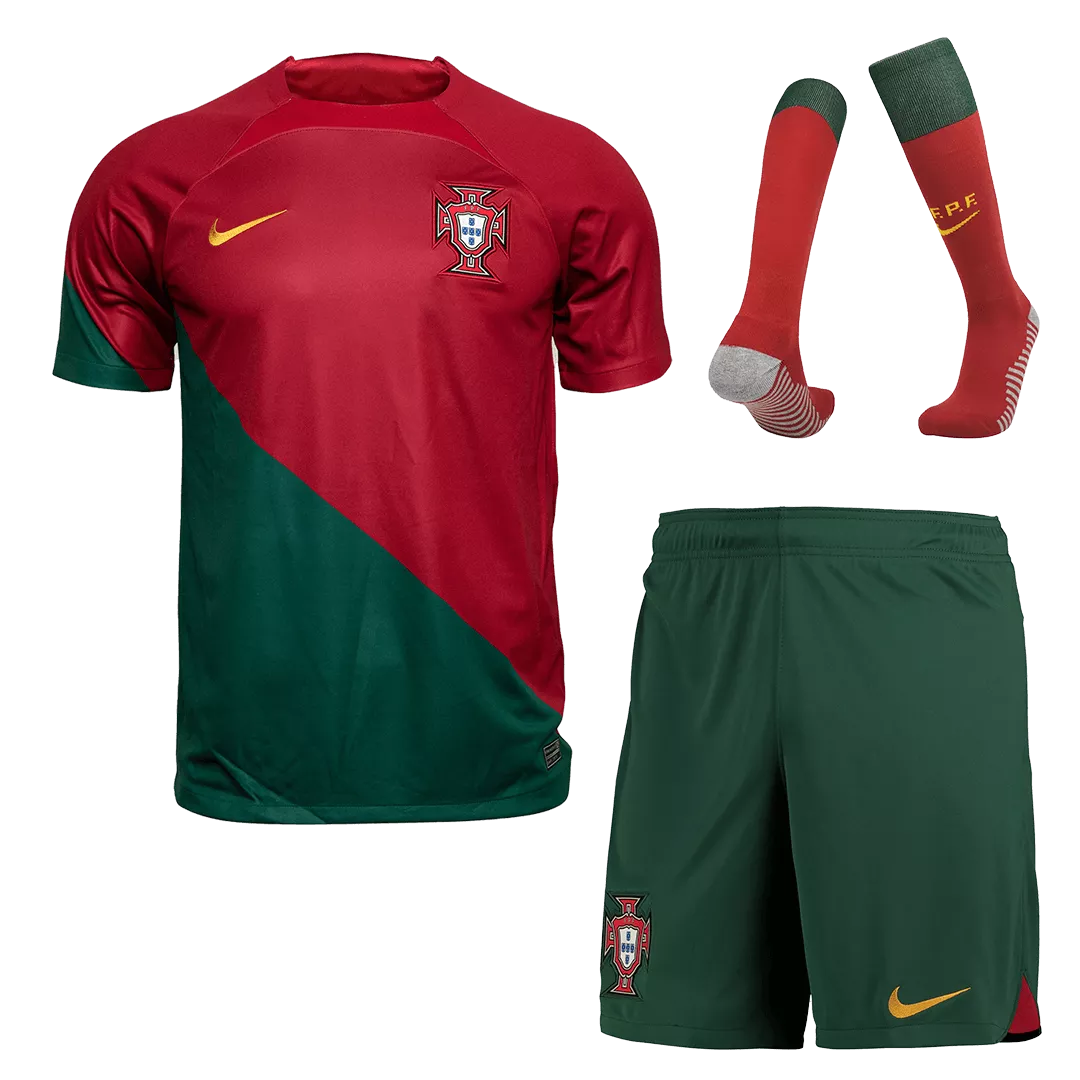 Portugal Home Jersey Kit 2022 (Jersey+Shorts+Socks)