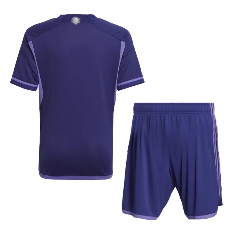 Argentina Away Jersey Kit 2022 (Jersey+Shorts) - gojersey