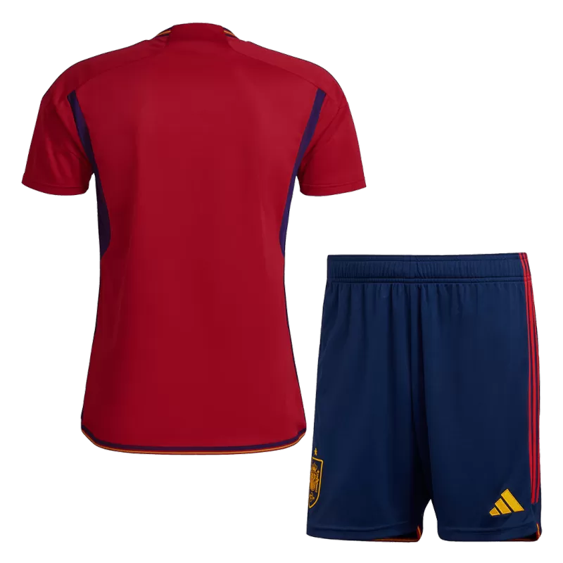 Spain Home Jersey Kit 2022 (Jersey+Shorts) - gojersey