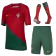 Portugal Home Jersey Kit 2022/23 Kids(Jersey+Shorts+Socks) - gojerseys