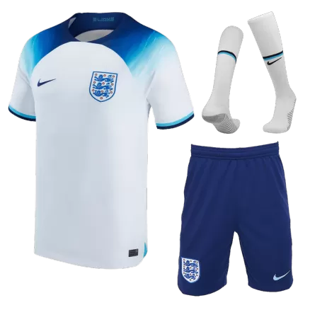 England Home Jersey Kit 2022 (Jersey+Shorts+Socks) - gojerseys