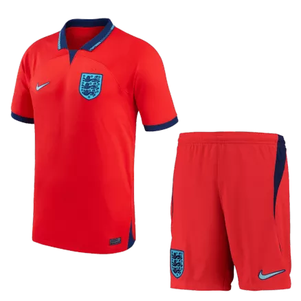 England Away Jersey Kit 2022 Kids(Jersey+Shorts) - gojerseys