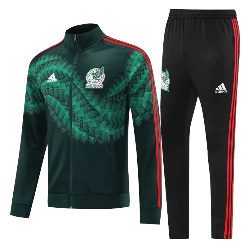 Mexico Training Kit 2022 - Black&Green (Jacket+Pants) - gojersey