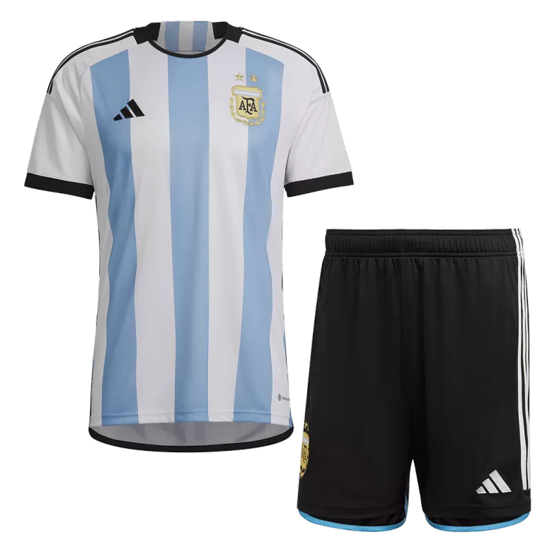 Argentina Home Jersey Kit 2022 (Jersey+Shorts) - gojersey