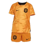 Netherlands Home Jersey Kit 2022 Kids(Jersey+Shorts) - goaljerseys