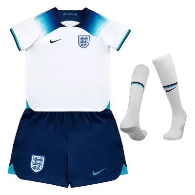 England Home Jersey Kit 2022 Kids(Jersey+Shorts+Socks) - gojersey