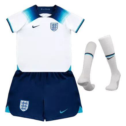 England Home Jersey Kit 2022 Kids(Jersey+Shorts+Socks) - gojerseys