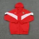 Portugal Hoodie Jacket 2022 Red - gojerseys