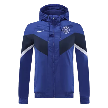 PSG Hoodie Jacket 2022/23 Blue - gojerseys