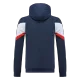 PSG Hoodie Jacket 2022/23 Navy&White - gojerseys