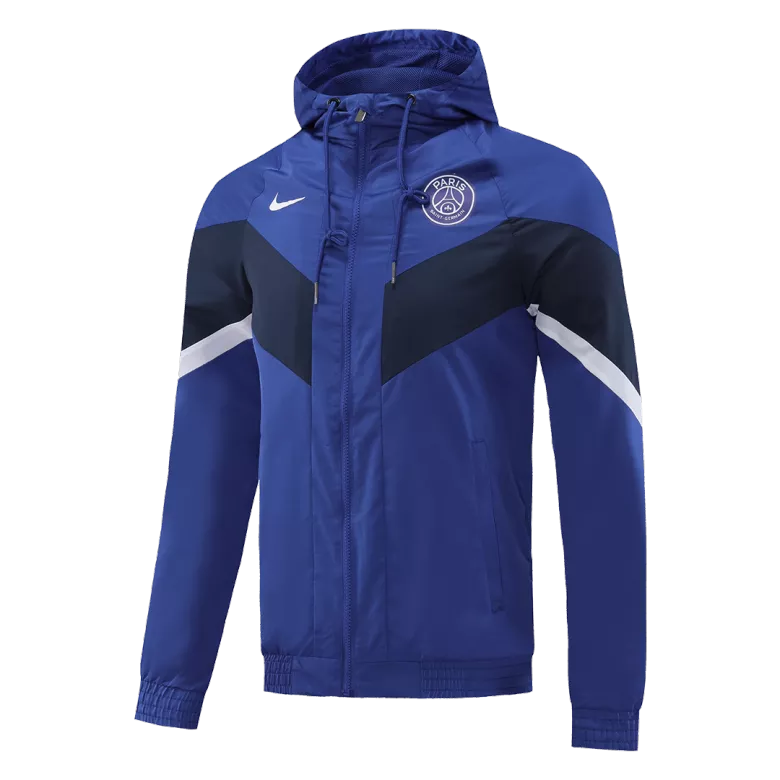 PSG Hoodie Jacket 2022/23 Blue - gojersey