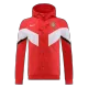 Portugal Hoodie Jacket 2022 Red - gojerseys