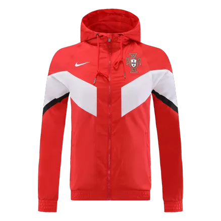 Portugal Hoodie Jacket 2022 Red - gojerseys