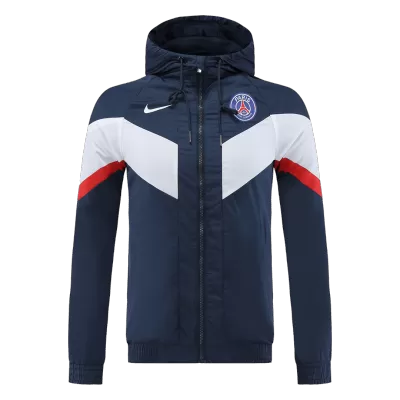 PSG Hoodie Jacket 2022/23 Navy&White - gojersey