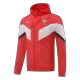 Portugal Hoodie Jacket 2022 Red - gojerseys