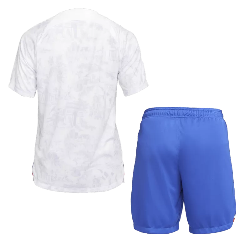 France Away Jersey Kit 2022 (Jersey+Shorts) - gojersey
