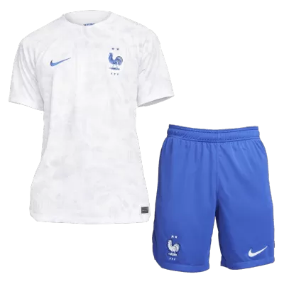 France Away Jersey Kit 2022 (Jersey+Shorts) - gojersey