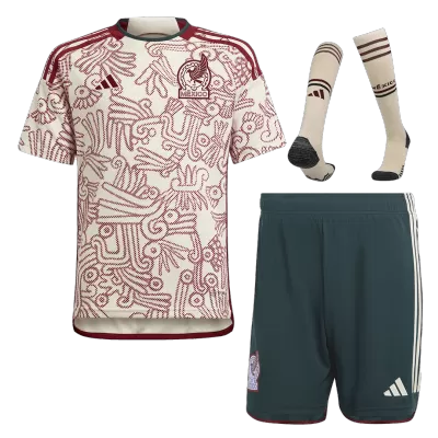 Mexico Away Soccer Jersey Kit(Jersey+Shorts+Socks) 2022 - gojersey