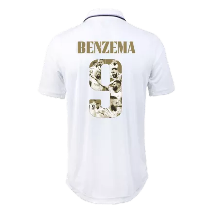 Real Madrid BENZEMA #9 Ballon d'Or Home Jersey Authentic 2022 - gojerseys