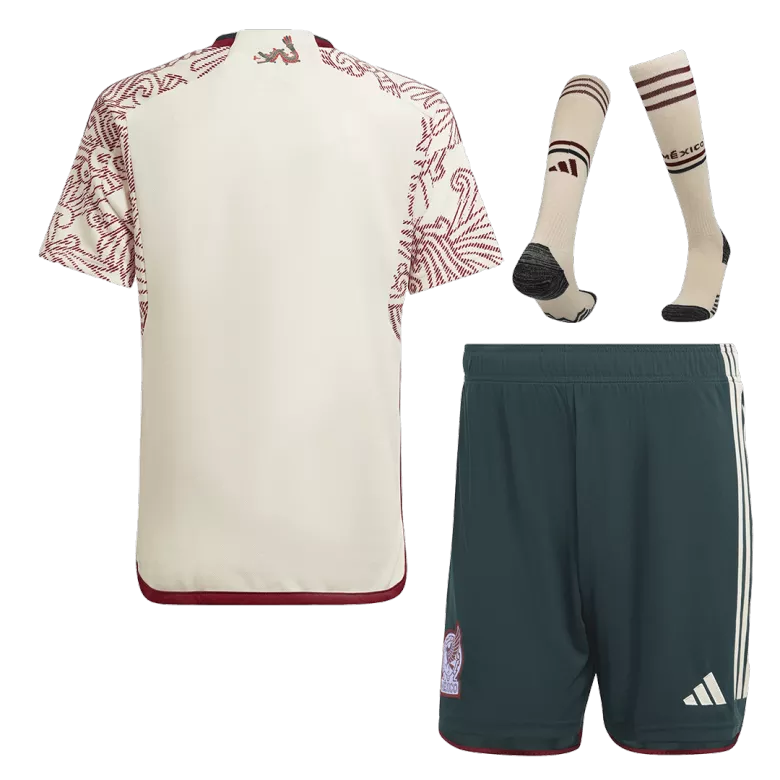 Mexico Away Soccer Jersey Kit(Jersey+Shorts+Socks) 2022 - gojersey
