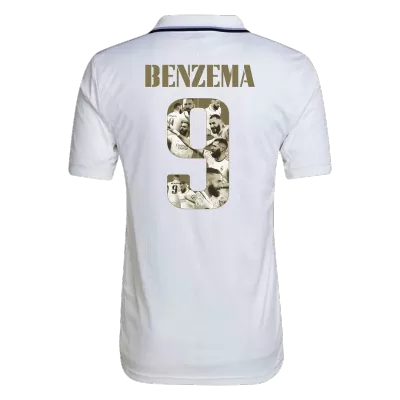 BENZEMA #9 Real Madrid Ballon d'Or Home Soccer Jersey 2022 - gojersey