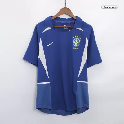 Brazil Away Jersey Retro 2002 - gojersey