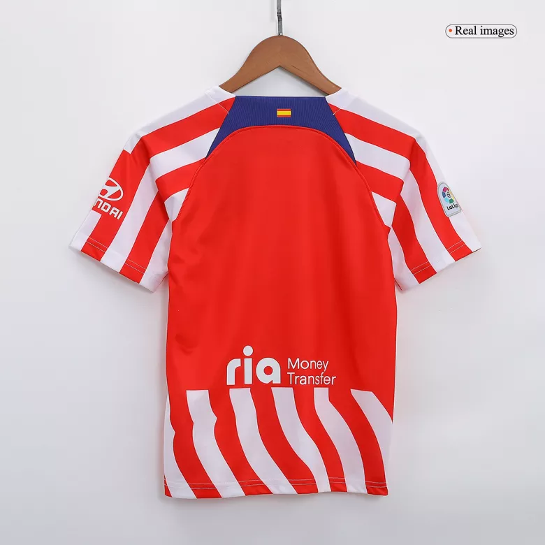 Atletico Madrid Home Jersey Kit 2022/23 Kids(Jersey+Shorts) - gojersey