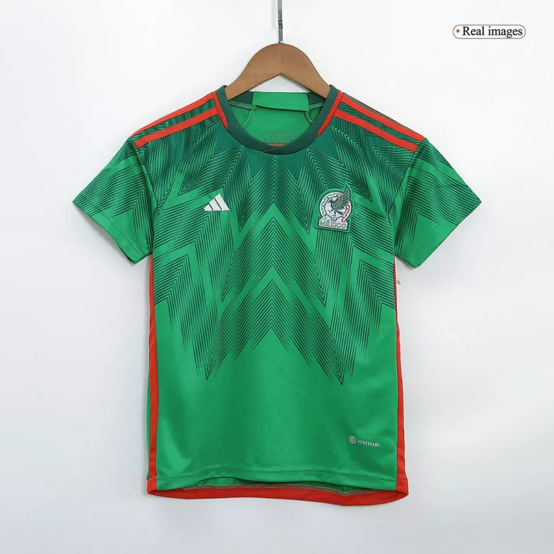 Mexico Home Jersey Kit 2022 Kids(Jersey+Shorts) - gojersey
