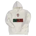 Portugal Sweater Hoodie 2022/23 - White - goaljerseys