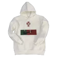 Portugal Sweater Hoodie 2022/23 - White - goaljerseys