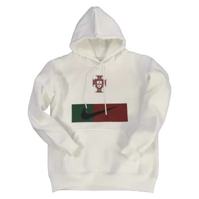 Portugal Sweater Hoodie 2022/23 - White - gojersey