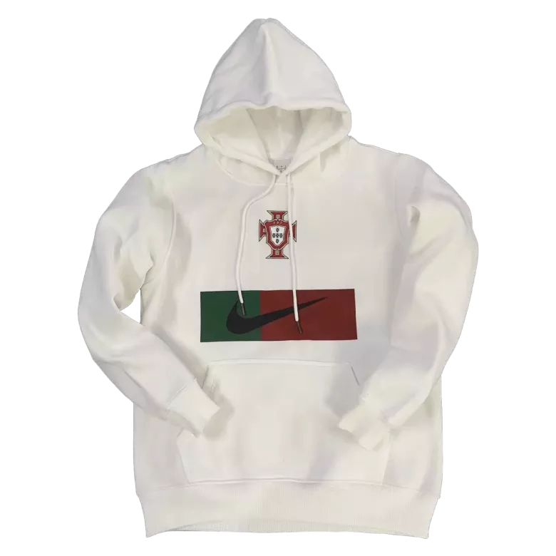 Portugal Sweater Hoodie 2022/23 - White - gojersey