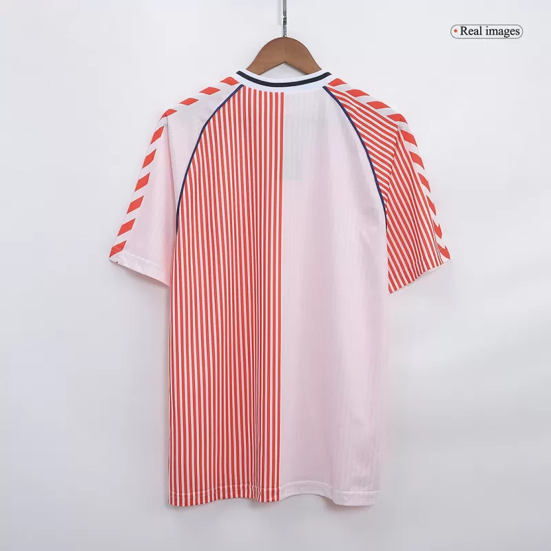 Denmark Away Jersey Retro 1986 - gojersey