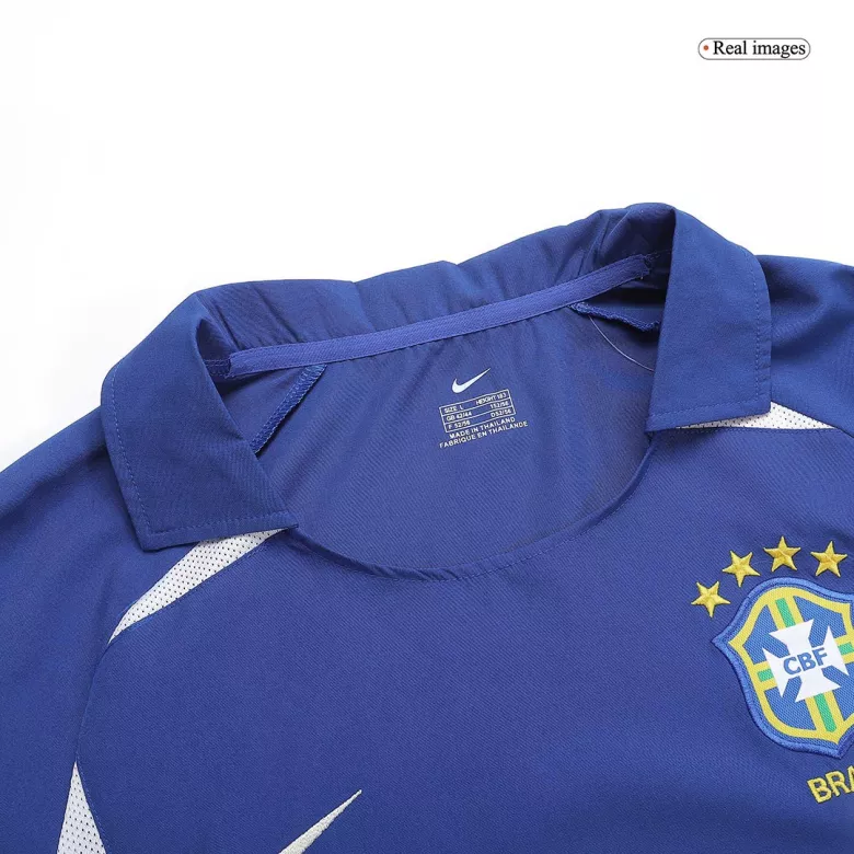 Brazil Away Jersey Retro 2002 - gojersey