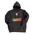 Portugal Sweater Hoodie 2022/23 - Black - goaljerseys
