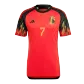 Belgium DE BRUYNE #7 Home Jersey Authentic 2022 - goaljerseys