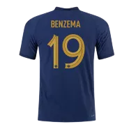 France BENZEMA #19 Home Jersey Authentic 2022 - goaljerseys