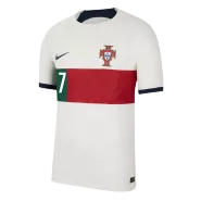 Portugal RONALDO #7 Away Jersey Authentic 2022 - goaljerseys
