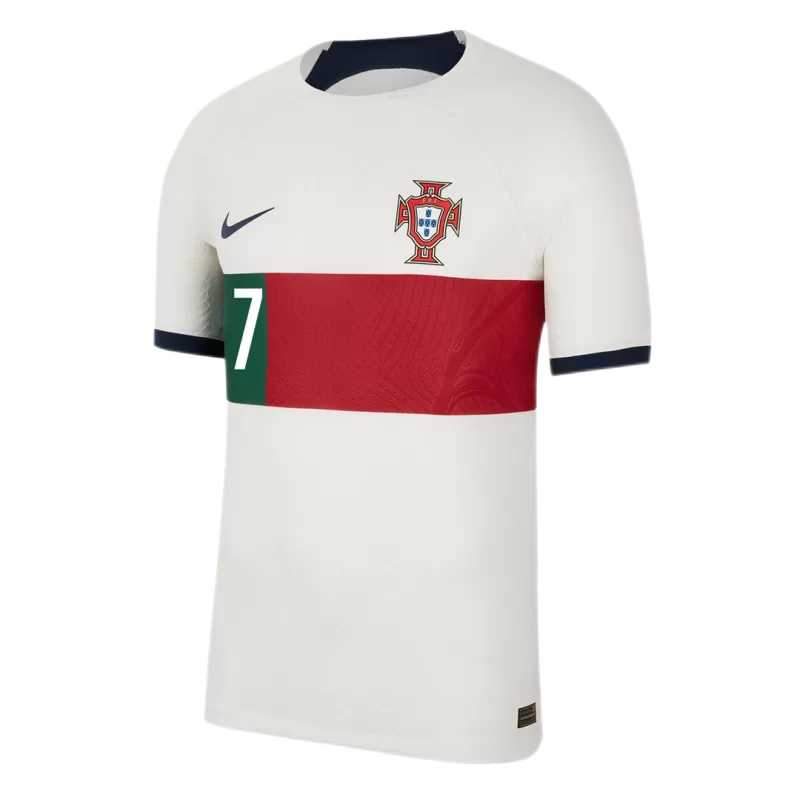 Portugal RONALDO #7 Away Jersey Authentic 2022 - gojersey